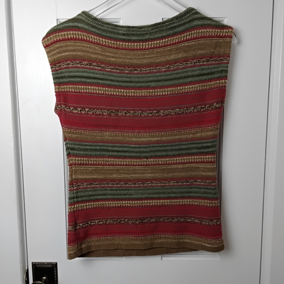Ralph Lauren Sleeveless Cotton/Linen Sweater Vest. Size Small - Picture 4 of 7